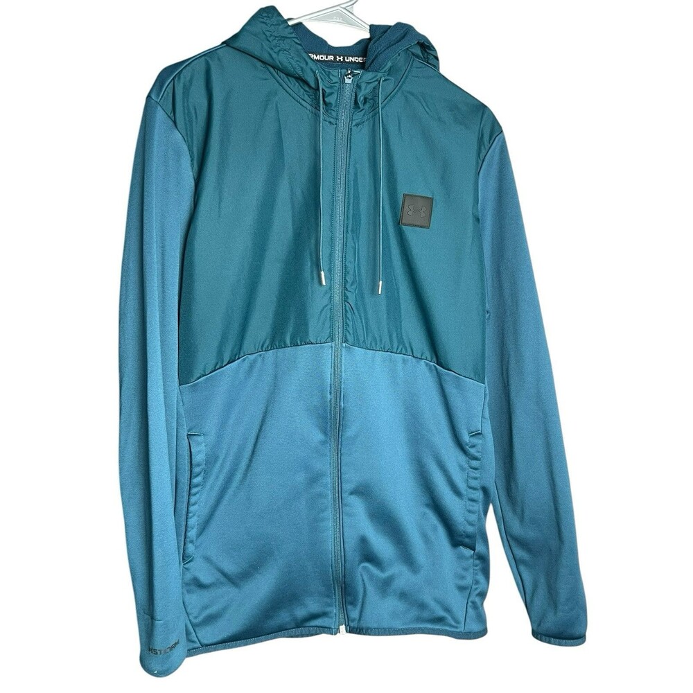 Under Armour UA Storm‎ Essential Swacket Jacket Hoodie Fleece Full Zip Blue M